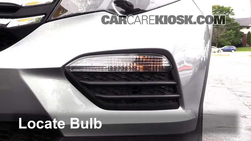 2016 Honda Pilot EX 3.5L V6 Lights Turn Signal - Front (replace bulb)